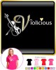 Violin Violicious - LADYFIT T SHIRT 