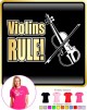 Violin Rule - LADYFIT T SHIRT 