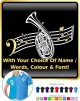 Wagner Tuba Curved Stave With Your Words - POLO  