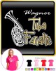 Wagner Tuba Fanatic - LADYFIT T SHIRT  