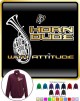 Wagner Tuba Horn Dude Attitude - ZIP SWEATSHIRT  