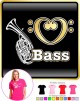 Wagner Tuba Love Bass - LADYFIT T SHIRT  