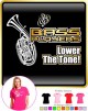 Wagner Tuba Lower The Tone - LADYFIT T SHIRT  
