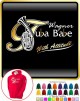Wagner Tuba Babe Attitude - HOODY  