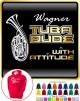 Wagner Tuba Dude Attitude - HOODY  