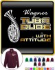 Wagner Tuba Dude Attitude - ZIP SWEATSHIRT  