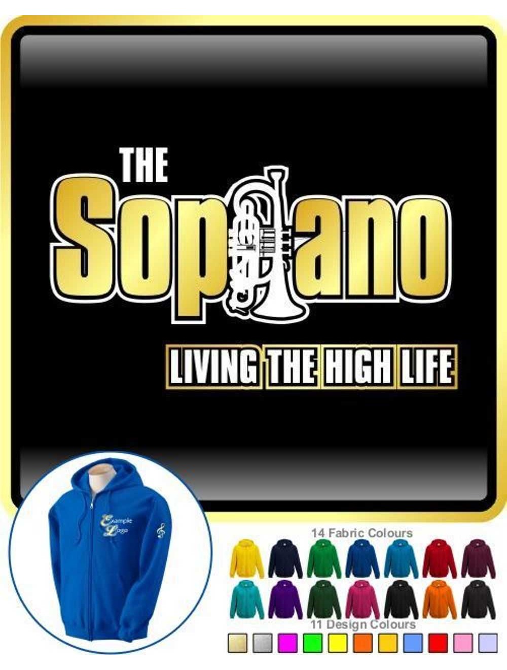 Cornet SOPRANO Living High Life ZIP HOODY