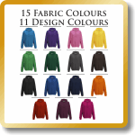 15 Fabric Colours